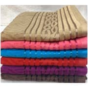 100% Cotton Jacquard Towels 6pcs Set 6 Colors