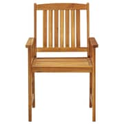 vidaXL Garden Chairs with Cushions 2 pcs Solid Acacia Wood vidaXL Garden Chairs with Cushions 2 pcs Solid Acacia Wood