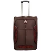 Visit Eva 4pc Nylon Soft Luggage Trolley Bags Set Coffee