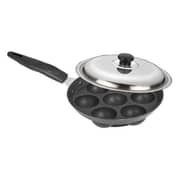 Anjali Diamond 7Cups Cooking Appam Patra Popular With Handle (With Lid)