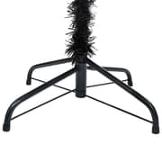 vidaXL Artificial Christmas Tree with Stand Black 120 cm PVC vidaXL Artificial Christmas Tree with Stand Black 120 cm PVC