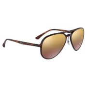 Rayban Aviator Tortoise Plastic Polarized Unisex Sunglasses - RB4320CH-710/6B-58