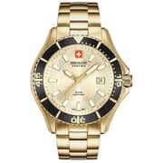 Swiss Military Hanowa Gold Stainless Steel Men Watch WS6-5296.02.002