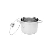 RoyalFord Stock Pot With Lid Silver 10L RoyalFord Stock Pot With Lid Silver 10L