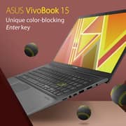 ASUS VivoBook 15 (2021) Laptop - AMD Ryzen 5-5500U / 15.6inch FHD / 8GB RAM / 512GB SSD / Shared AMD Radeon Graphics / Windows 11 Home / English & Arabic Keyboard / Black / Middle East Version - [M513UA-EJ634W]