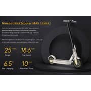 Segway Ninebot Kickscooter MAX G30LP 25 Miles Range |18.6 mph Top Speed 10-inch Pneumatic Tires