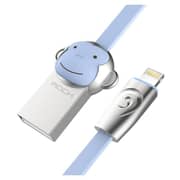 Rock Lightning Cable Shapes 1m - Blue