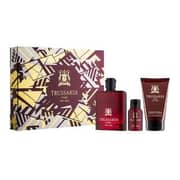 Trussardi Uomo The Red Gift Set For Men (Uomo The Red 100ml EDT + Shower Gel 100ml + Beard Soap 50ml)