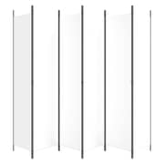 vidaXL 6-Panel Room Divider White 300x220 cm Fabric vidaXL 6-Panel Room Divider White 300x220 cm Fabric