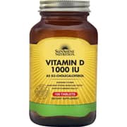 Sunshine Nutrition Vitamin D 1000 IU 100 Tablets Sunshine Nutrition Vitamin D 1000 IU 100 Tablets