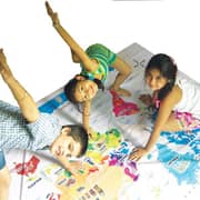 Cocomoco Kids Hop Around The World Giant World Map Game