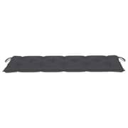 Vidaxl Garden Bench Cushion Anthracite 150x50x7 Cm Fabric