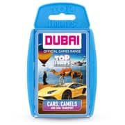 Winning Moves 5036905037488 Dubai Cars, Camels and Cool Transport Top Trumps Card Game