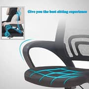 Galaxy Design Executive Quality Ergonomic Designed Comfortable Mid Back Adjustable Wide Seat Office and Desk Mesh Chair Black - GDF-7825 Galaxy Design Executive Quality Ergonomic Designed Comfortable Mid Back Adjustable Wide Seat Office and Desk Mesh Chair Black - GDF-7825