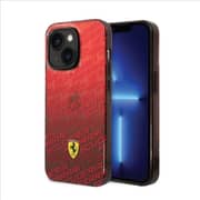 Ferrari Gradient TPU Scuderia Case Red With Dyed Bumper iphone 14