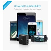 Anker 24W 2 Port USB Charger UK Black