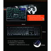 Meetion Mechanical Gaming Keyboard 180cm Black Meetion Mechanical Gaming Keyboard 180cm Black