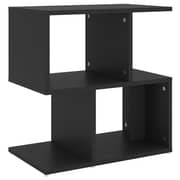vidaXL Bedside Cabinet Black 50x30x51.5 cm Engineered Wood vidaXL Bedside Cabinet Black 50x30x51.5 cm Engineered Wood
