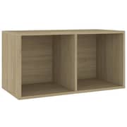 vidaXL Vinyl Storage Box Sonoma Oak 71x34x36 cm Engineered Wood vidaXL Vinyl Storage Box Sonoma Oak 71x34x36 cm Engineered Wood