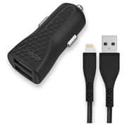 Energizer Mobile Car Charger With Lightning Cable - Black