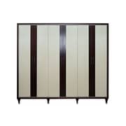 Pan Emirates Flux 6 Door Wardrobe Brown