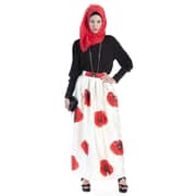 Miella Silver Chain Row & Sequin Necklace Free Size