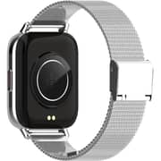 Xcell G3 Talk Smart Watch Silver With Steel Strap + Leather Strap