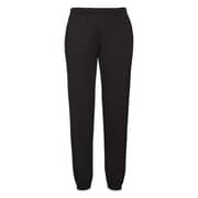 Fruit Of The Loom Classic Elasticated Cuff Jog Pants Black Small