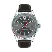 Ferrari 830488 Pilota Quartz Brown Leather Watch Men