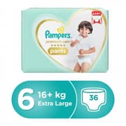 Pampers Premium Care Pants Diapers, Size 6, Extra Large, >16kg, Jumbo Pack, 36 Count