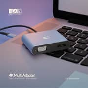 Heatz ZT54 USB-C To HDMI/VGA Adapter