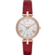 Michael Kors Maci Women's Analog Watch Leather Strap