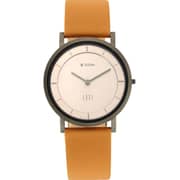 TITAN, 1595QL01, Mens Watch Analog, Edge Collection Beige dial Brown Leather Band TITAN, 1595QL01, Mens Watch Analog, Edge Collection Beige dial Brown Leather Band