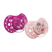 Lovi Dynamic Soother Silicone 3- 6M 2pcs Folky Girl