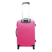 Highflyer Pizza Series Trolley Luggage Bag Pink 3pc Set TH10113PC