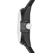 Diesel MS9 Black Leather Analog Men Watch DZ1924
