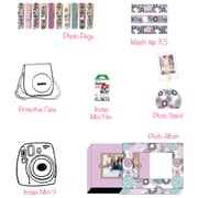 Fujifilm Instax Mini 9 Instant Film Camera Cobalt Blue Value Pack