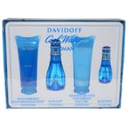 Davidoff Cool Water Gift Set For Women (Davidoff Cool Water 50ml EDT + Shower Gel 75ml + Body Lotion 75ml + Davidoff Cool Water 15ml EDT)