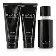 Kenneth Cole Black Gift Set For Women (Black 100ml EDP + 100ml Body Lotion + 100ml Shower Gel)