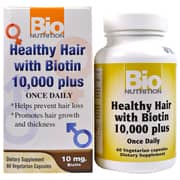 Bio Nutrition Healthy Hair With Biotin 10000 Plus