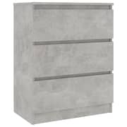 Vidaxl Sideboard Concrete Grey 60x35x76 Cm Engineered Wood Vidaxl Sideboard Concrete Grey 60x35x76 Cm Engineered Wood