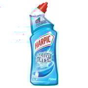Harpic Toilet Cleaner Liquid Active Fresh Ocean 750ml Harpic Toilet Cleaner Liquid Active Fresh Ocean 750ml