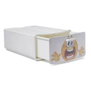 Cartoon Design Multifunction Storage Box White/Yellow 10 Liter