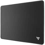 Victsing Gaming/ Business Double Stitched Edges Mouse Pad Washable - Non-slip Rubber Base Black