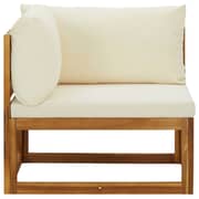 Vidaxl Sectional Corner Sofas 2 Pcs With Cushions Cream White Vidaxl Sectional Corner Sofas 2 Pcs With Cushions Cream White