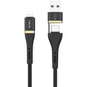 Wiwu Elite USB to Lightning Data Cable 1.2m Black Wiwu Elite USB to Lightning Data Cable 1.2m Black