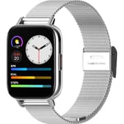 Xcell G3 Talk Smart Watch Silver With Steel Strap + Leather Strap