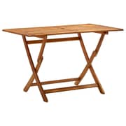 vidaXL Folding Garden Table 120x70x75 cm Solid Acacia Wood vidaXL Folding Garden Table 120x70x75 cm Solid Acacia Wood