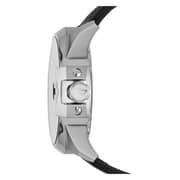 Diesel DZ7376 Uber Chief Steel & Black Leather Men's Watch