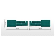 Galaxy Design Juno Corner Sofa Sea Green Galaxy Design Juno Corner Sofa Sea Green
